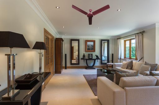 Sleek bldc ceiling fan Ring downlight fan